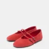 Ballerine con cinturini in pelle Ballerine con cinturini in pelle