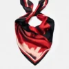 Bandana con stampa papaveri