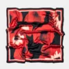 Bandana con stampa papaveri