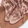 Bandana in raso con stampa floreale Bandana in raso con stampa floreale