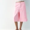 Bermuda in jeans rosa Bermuda in jeans rosa