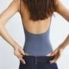 Body in poliammide con spalline sottili