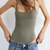 Body in poliammide con spalline sottili