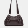 Borsa a tracolla con anelli Borsa a tracolla con anelli