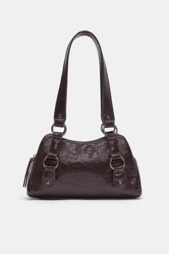 Borsa a tracolla con anelli