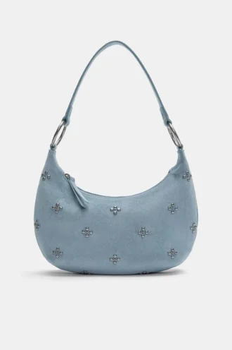 Borsa a tracolla con borchie