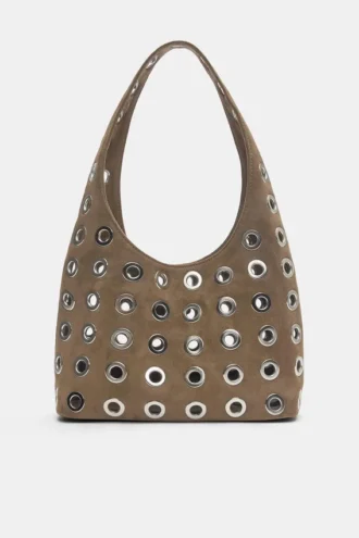 Borsa a tracolla con borchie