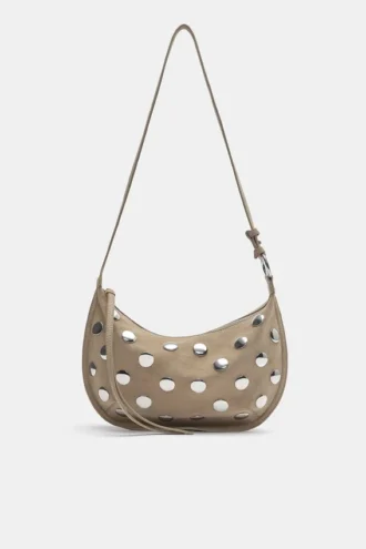 Borsa a tracolla con borchie