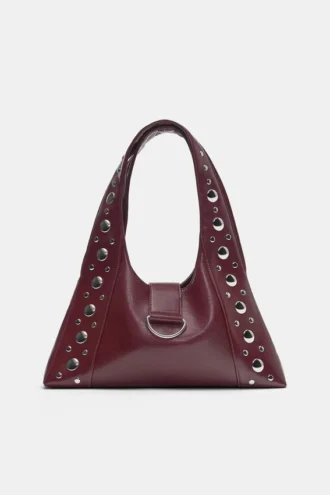 Borsa a tracolla con borchie