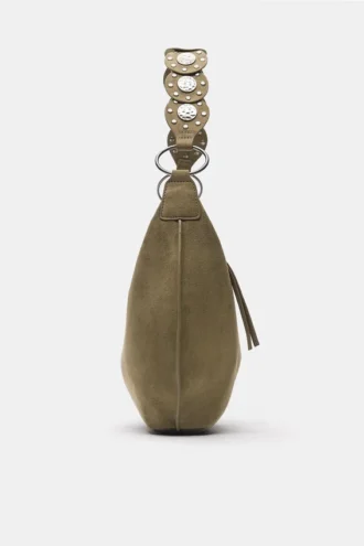 Borsa a tracolla con borchie