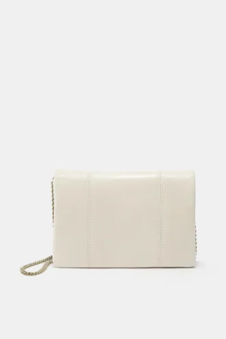 Borsa a tracolla con cuciture