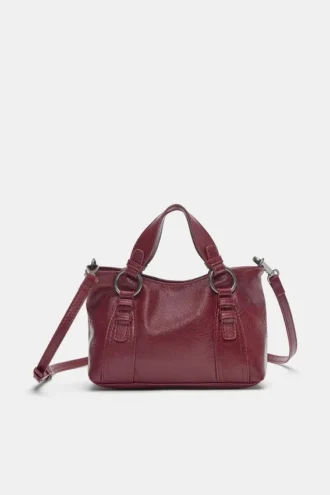Borsa a tracolla con dettaglio ad anello