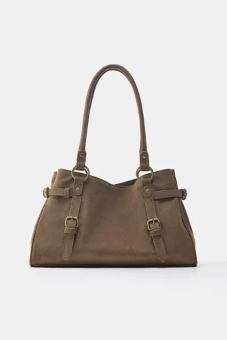 Borsa a tracolla con fibbie