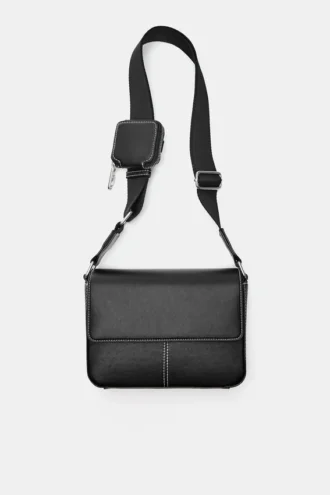Borsa a tracolla con impunture
