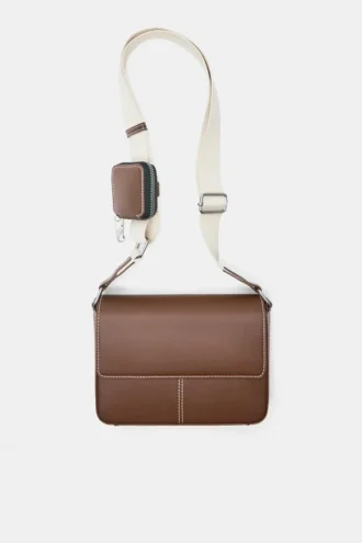 Borsa a tracolla con impunture