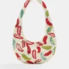 Borsa a tracolla con perline Borsa a tracolla con perline