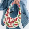 Borsa a tracolla con perline Borsa a tracolla con perline