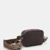 Borsa a tracolla con stampa leopardata e tracolla Borsa a tracolla con stampa leopardata e tracolla