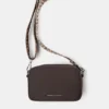 Borsa a tracolla con stampa leopardata e tracolla Borsa a tracolla con stampa leopardata e tracolla