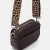 Borsa a tracolla con stampa leopardata e tracolla Borsa a tracolla con stampa leopardata e tracolla