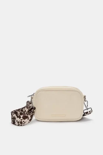 Borsa a tracolla con stampa mucca