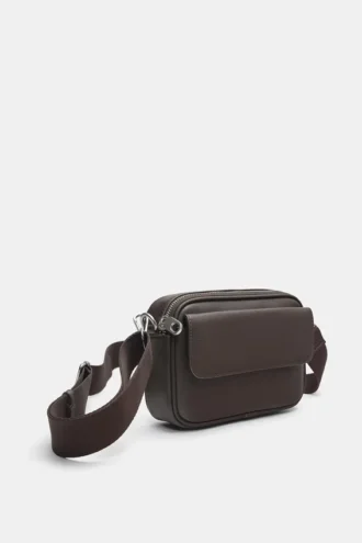 Borsa a tracolla con tasca