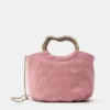 Borsa con manico in metallo Borsa con manico in metallo