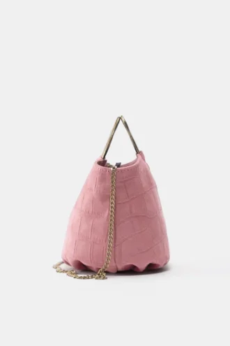 Borsa con manico in metallo