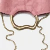 Borsa con manico in metallo Borsa con manico in metallo