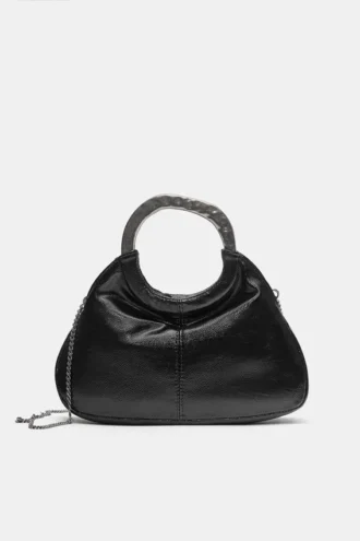 Borsa con manico metallico