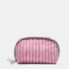 Borsa da toilette a righe Borsa da toilette a righe