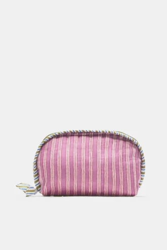 Borsa da toilette a righe
