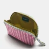 Borsa da toilette a righe Borsa da toilette a righe