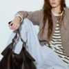Borsa shopper con anelli Borsa shopper con anelli