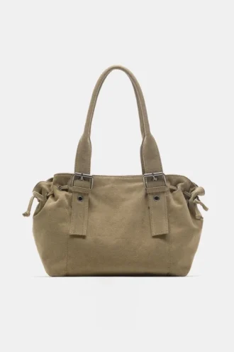 Borsa shopper con fibbia Borsa shopper con fibbia