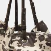 Borsa shopper con stampa mucca Borsa shopper con stampa mucca