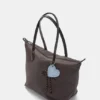 Borsa shopper in nylon con ciondolo Borsa shopper in nylon con ciondolo