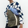 Borsa shopper STWD effetto invecchiato Borsa shopper STWD effetto invecchiato