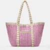 Borsa tote a righe Borsa tote a righe