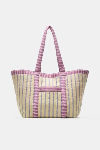 Borsa tote a righe