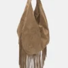Borsa tote con frange Borsa tote con frange
