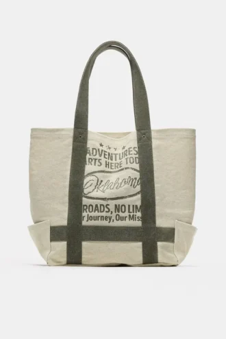 Borsa tote in tela
