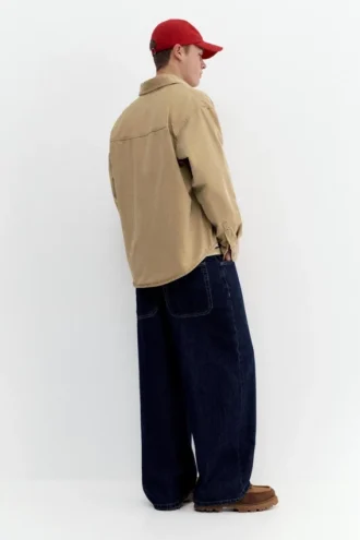 Camicia oversize con tasche