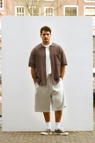 Camicie a maniche corte in maglia