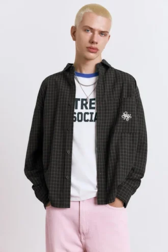 Camicie a quadri con ricamo STWD