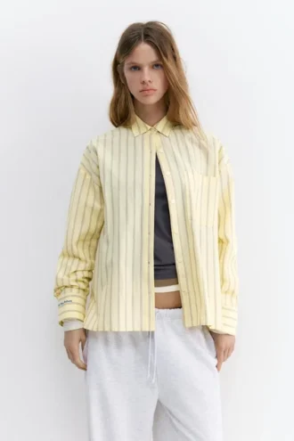 Camicie a righe gialle