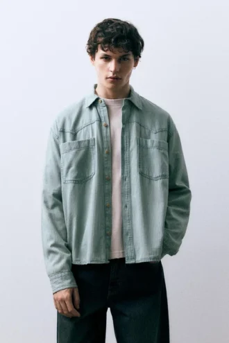 Camicie a righe in stile cowboy