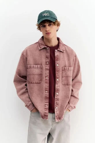 Camicie in denim con finitura lavata
