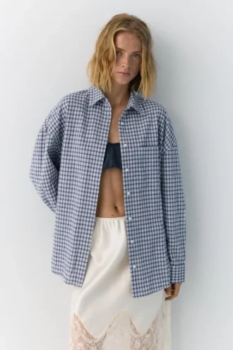 Camicie oversize a quadri