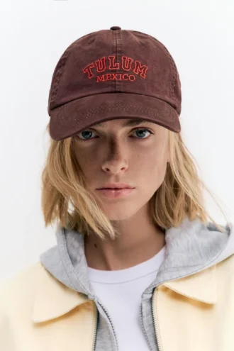 Cappellino con grafica Tulum Mexico